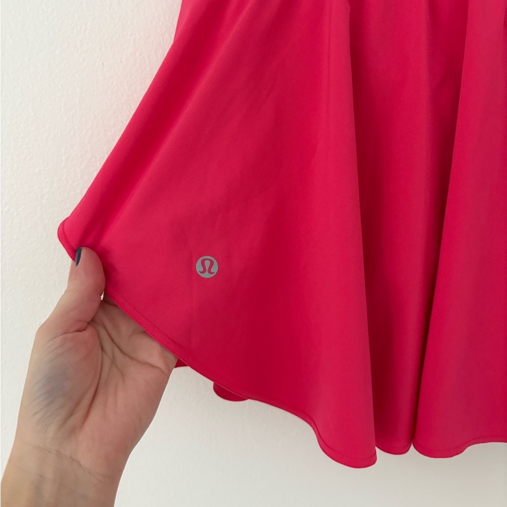 Lululemon Court Rival High Rise Skirt Built In Shorts In Lip Gloss Size 2 - Picture 9 of 11